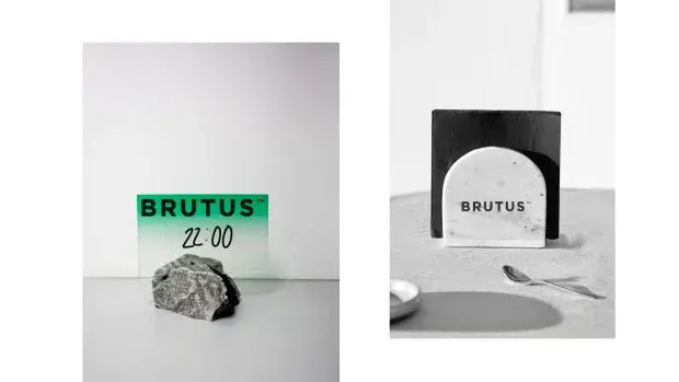 Identidad visual de la cerveza Brutus